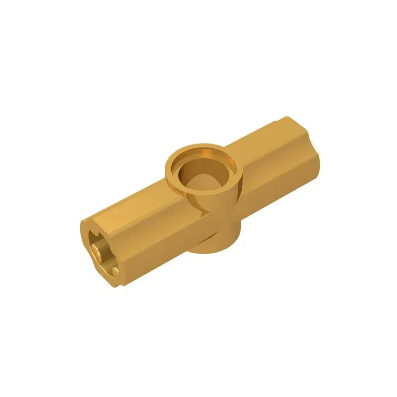 Color: Light Pink - Gobricks GDS-917 Technical, Axle and Pin Connector Angled 180 degrees compatible with lego 32034  DIY Educational Building Block