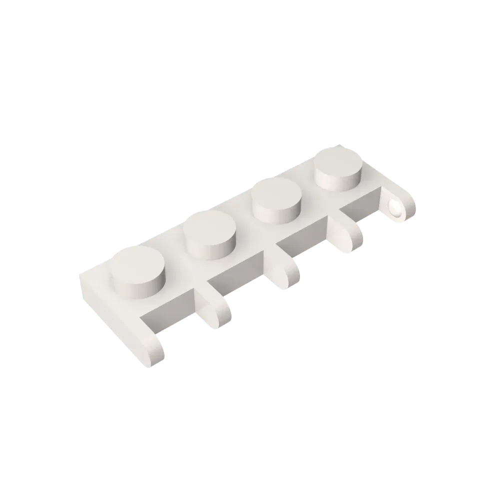 Color: black - Gobricks GDS-M348 Hinge Vehicle Roof Holder 1 x 4 compatible with lego 4315 Assembles Building Blocks children's toys