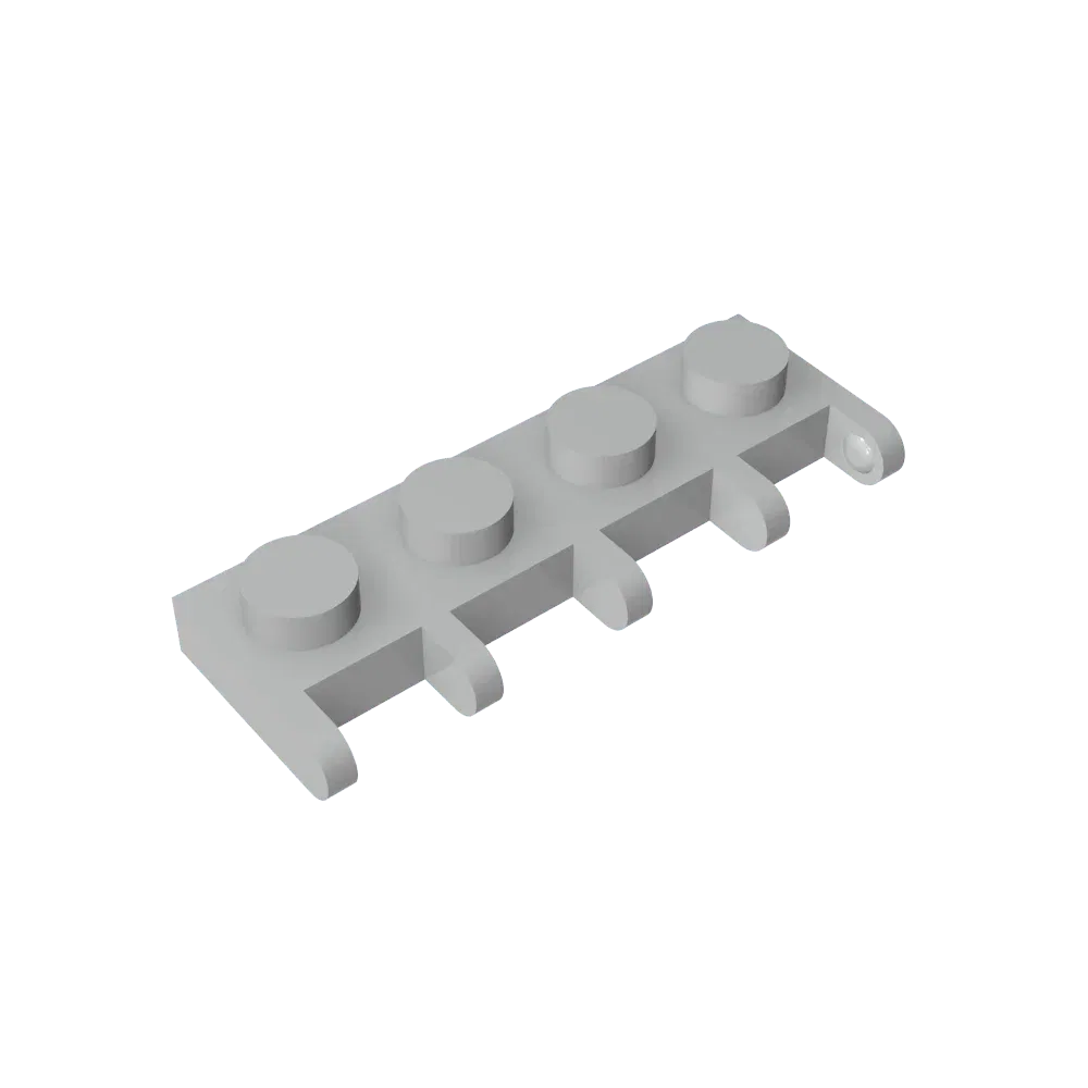 Color: black - Gobricks GDS-M348 Hinge Vehicle Roof Holder 1 x 4 compatible with lego 4315 Assembles Building Blocks children's toys