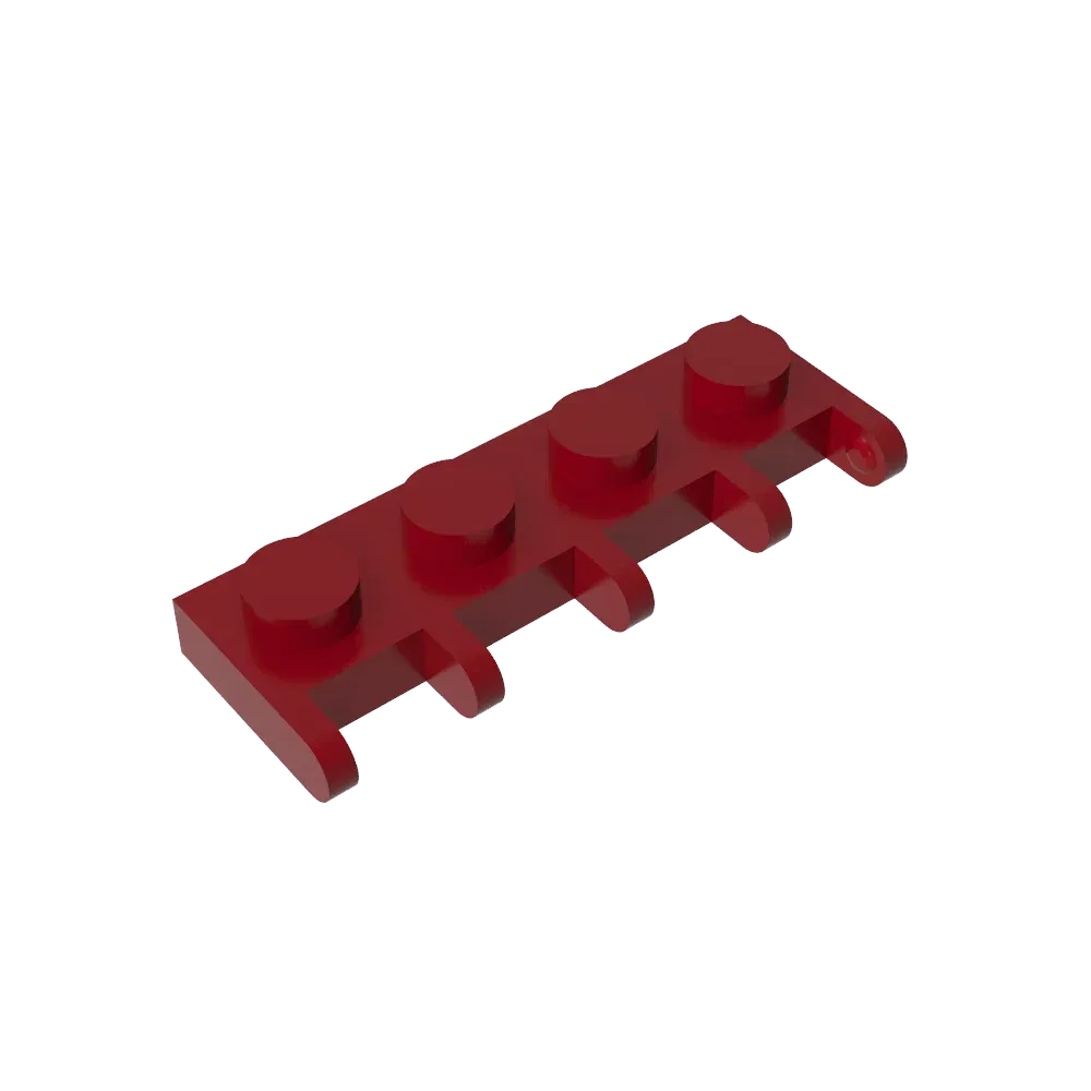 Color: black - Gobricks GDS-M348 Hinge Vehicle Roof Holder 1 x 4 compatible with lego 4315 Assembles Building Blocks children's toys