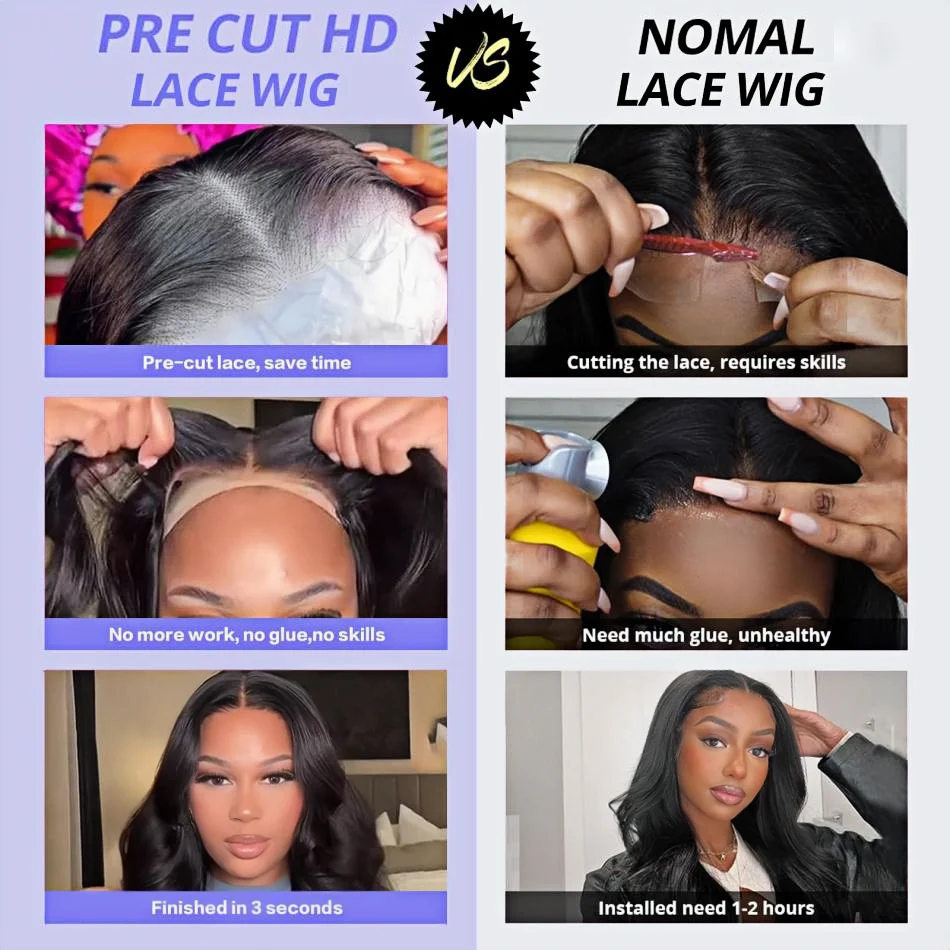 Stretched Length: 36inches, Hair Color: #4, Density: 150%, Ships From: CHINA - Body wave Wigs Glueless Wig Human Hair Ready To Wear 5x5 Lace Frontal Wig 4x4 Brazilian Closure Wig For Women Lace Front Wigs