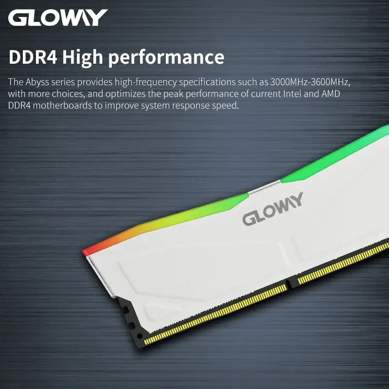 Memory Capacity: 8GB - Gloway Memoria RAM 3200mhz 3600mhz RGB DDR4 (8GBX2pcs) Memory DIMM 16GBx2pcs For Computador Desktop