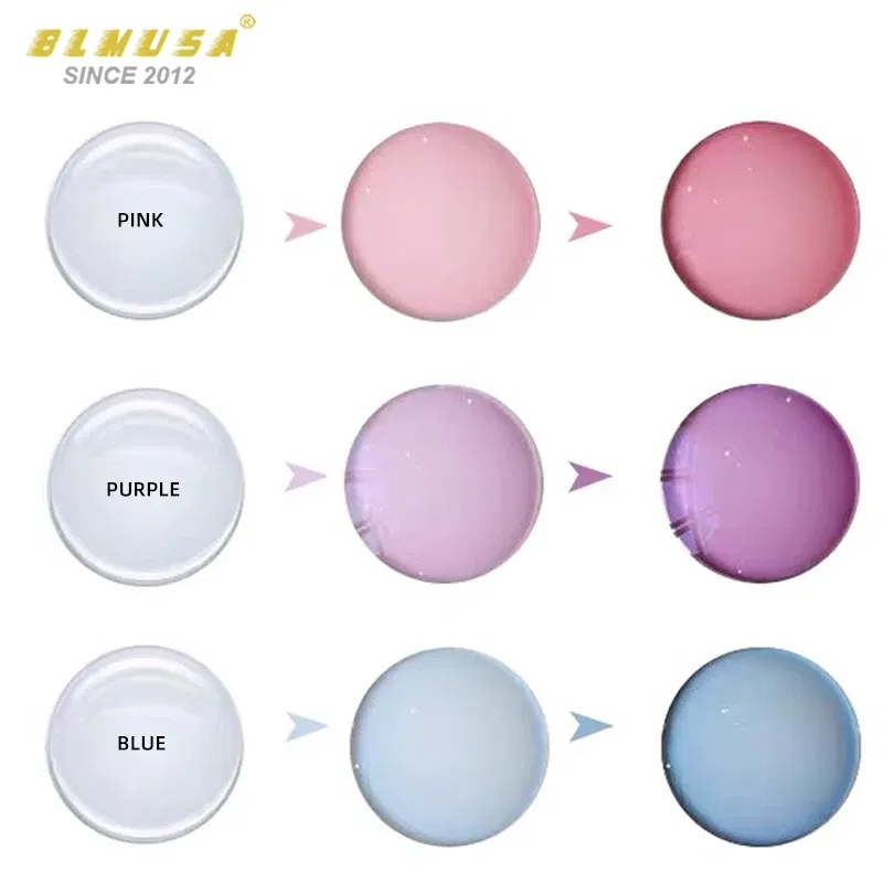 Lenses Color: Blue, Lens Index: 1.61 - BLMUSA Photochromic Anti Blue Light Series Hyperopia Myopia Lens 1.56 1.61 1.67 1.74 Prescription CR-39 Resin Aspheric Lenses
