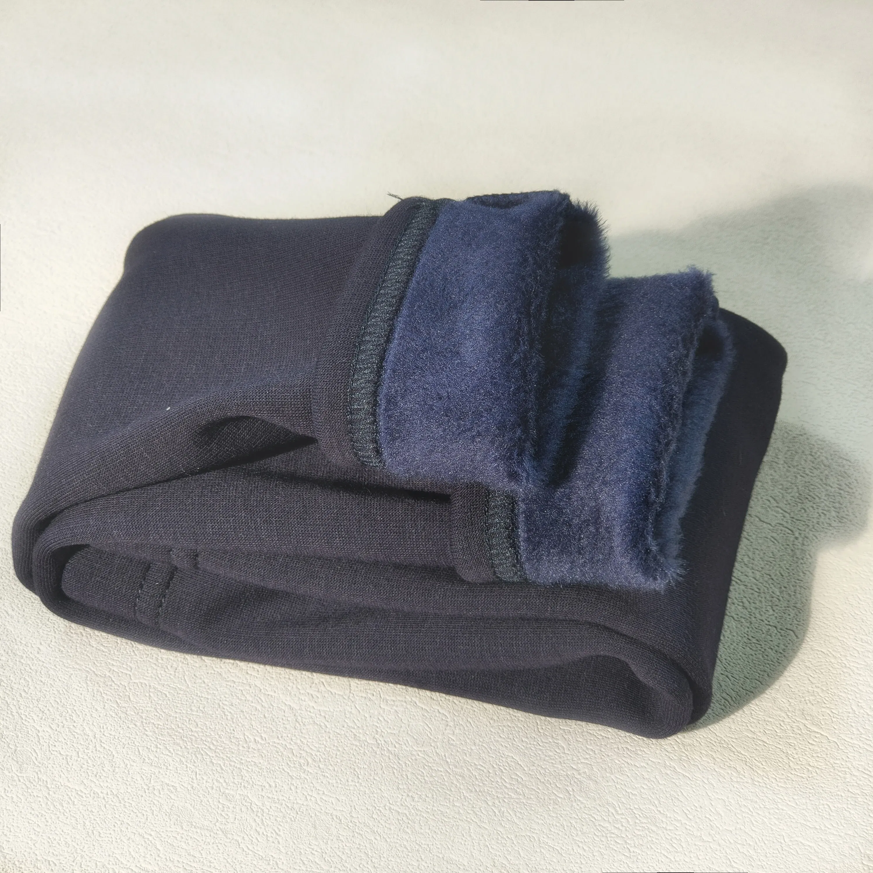 Color: black, Kid Size: 4T - 2024 Girls' Pants Children's Winter Thickened Warm Pants Warm Elastic Pink Navy Blue Underpants Boys' Pants