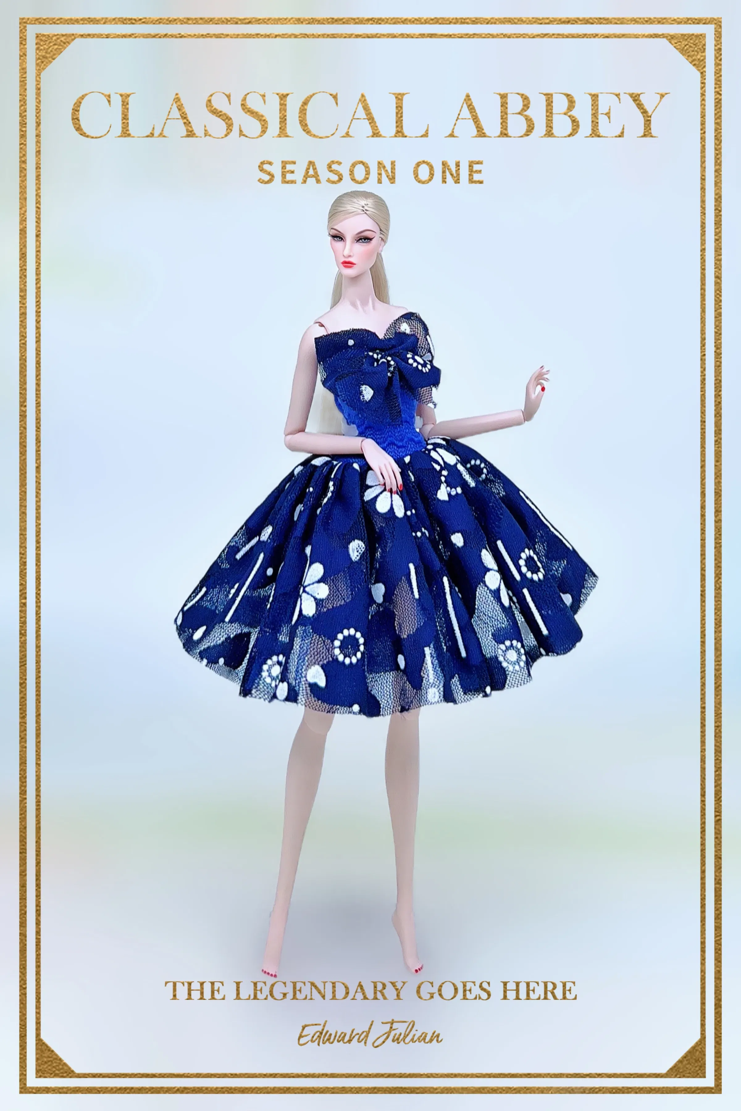 Color: VIOLET - for denim clothing for barbie