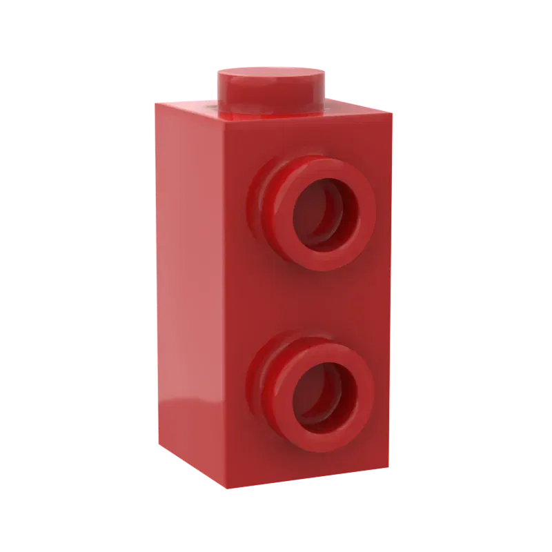 Color: Blue - 10PCS Assembles Particles 32952 1x1x1 2/3 Single side Mini Bricks Building Blocks DIY Replaceable Parts Toys For Children Gifts