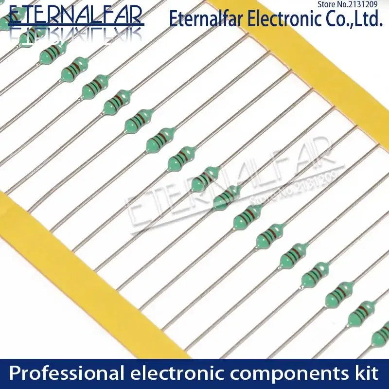 Volume: 11, Value of Resistance: 18R - 0307 1/4W 0410 1/2W 0510 1W Color Ring Inductors DIP Inductance 0.22uH 10mH 1 2.2UH 3.3 4.7UH 10 22 33UH 47 68 100 220 330 uH mH