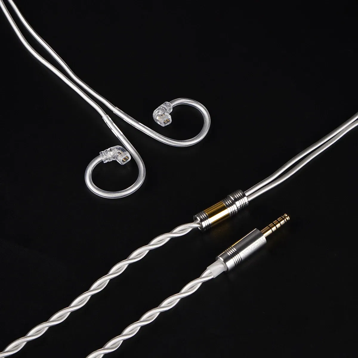 Color: Olive - NiceHCK SnowCat HiFi Cable 6N OCC+6N Silver Plated OCC Earphone Wire 3.5/2.5/4.4 MMCX/2Pin/QDC for Kima Galileo Aria FH11 HOLA