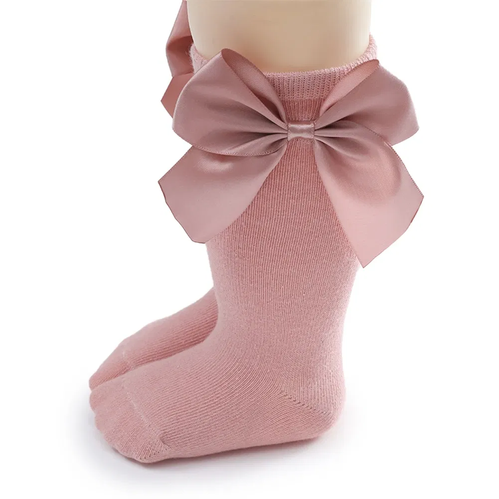 Color: Gold, Kid Size: 9M, Ships From: CHINA - Jlong Toddler Cotton Solid Color Crew Socks Baby Girls Bow Tie Socks Kids Girls Cute Princess Socks 0-3 Years