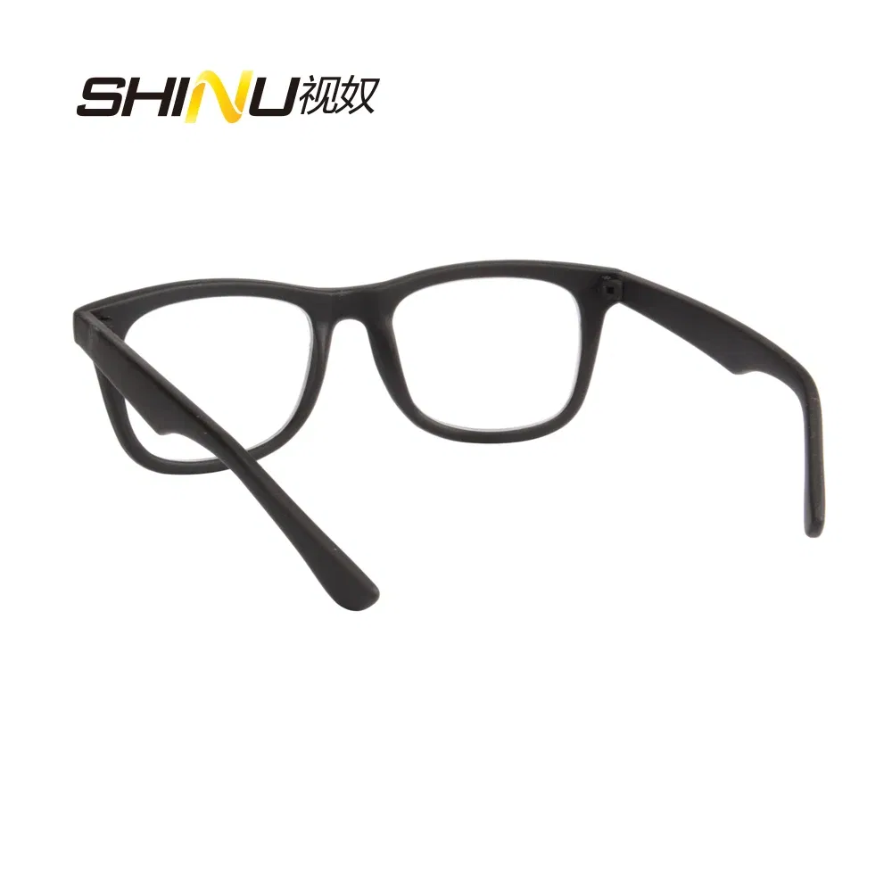 Ships From: CHINA, Eye Prescription: +550, Frame Color: WHITE - SHINU brand Progressive Multifocal Reading glasses can See Far And Near Reading Eyeglasses Bifocal Presbyopia Glasses customized