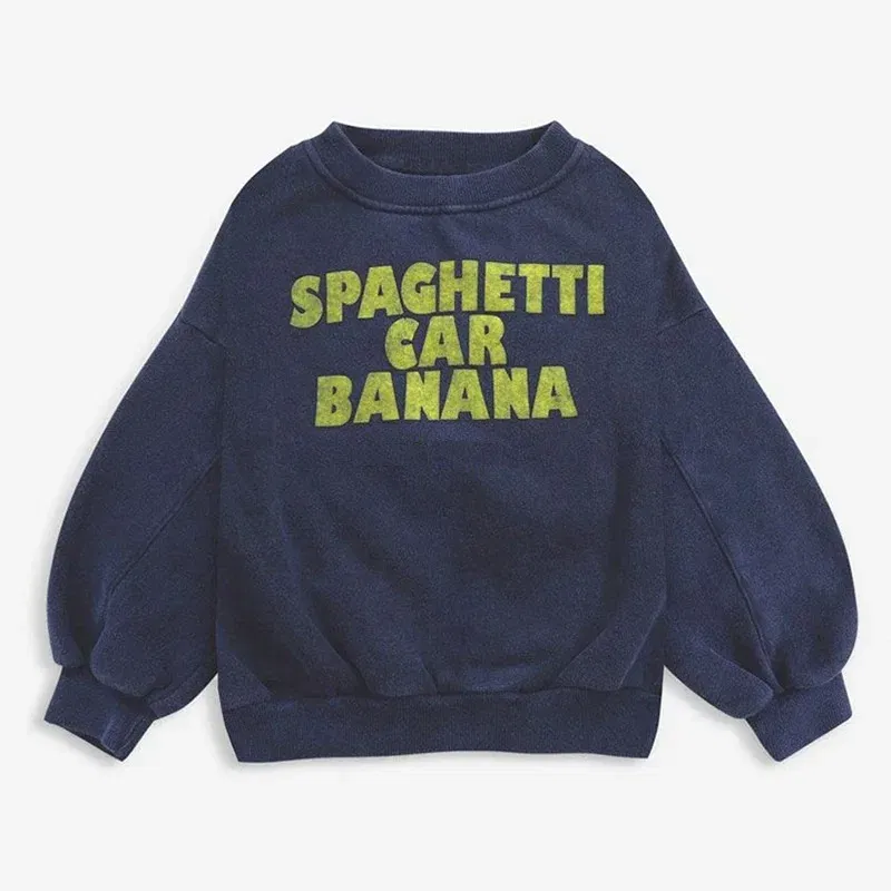 Color: Lavender, Kid Size: 4T - Children's Spring Autumn Hoodie Cartoon Print Unisex Sweatshirt European Style Top for Boys And Girls