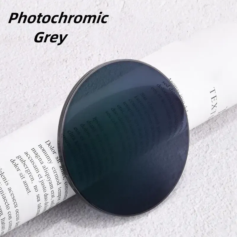 Lenses Color: Blue, Lens Index: 1.56 - FIRADA 1.56 1.61 1.67 1.74CR-39 Scratch-Resistant Aspherical Optical Prescription Myopia Reading Photochromic Sunglasses Lens