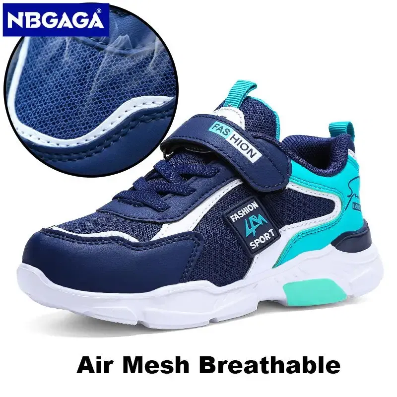 Color: Beige, Shoe Size: 31 - Children Casual Shoes for Boys Breathable Sneaker Summer Air Mesh Kids Hook&Loop Students School Shoe Size28-40