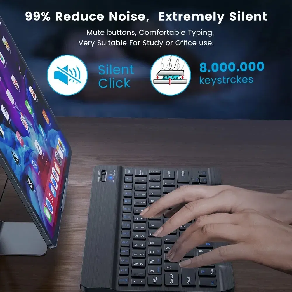 Color: Olive - Wireless Keyboard Bluetooth-compatible Keyboard For Android IOS Windows Mini 78-Key Gaming Keybaord for PC iPad Tablet Keyboard
