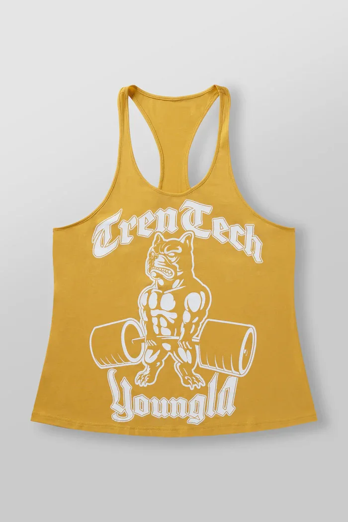 Color: SKY BLUE, Size: L - Young American new men's I-vest sports fitness hurdle sleeveless cotton loose running vest