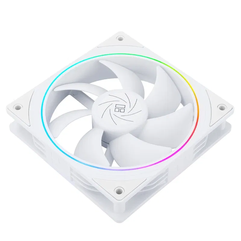 Color: Black, Blade Color: Other, RGB Support: A-RGB - Thermalright TL-S12R-W Case Fan 120mm HALO Reverse CPU Cooling Fan CPU Air Cooler TL-S12 5V 3PIN ARGB Aperture Chassis Fan