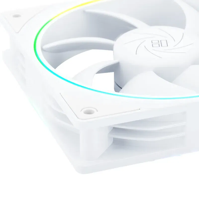 Color: Black, Blade Color: Other, RGB Support: A-RGB - Thermalright TL-S12R-W Case Fan 120mm HALO Reverse CPU Cooling Fan CPU Air Cooler TL-S12 5V 3PIN ARGB Aperture Chassis Fan