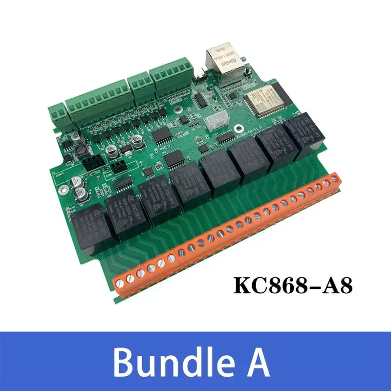 Bundle: Bundle3, Ships From: CHINA - New! Kincony A8 Smart Home Automation Module Controller WiFi Ethernet Relay ESP32 RF Remote Dimmer Switch MQTT TCP Web HTTP