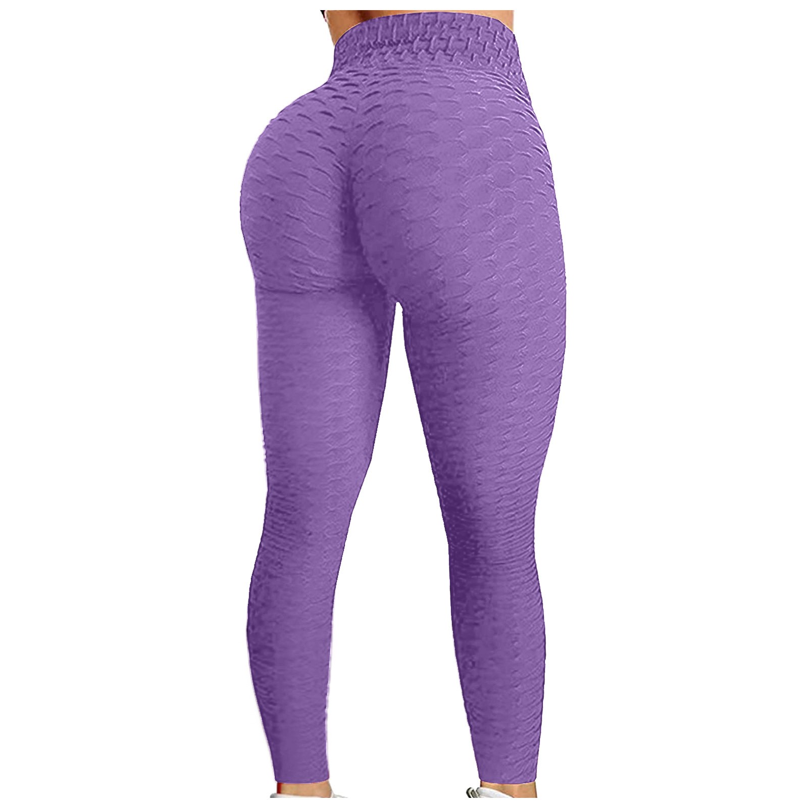 Color: SKY BLUE, Size: S - Women's Bubble Hip Lifting ExerciseYoga Pants Women  Fitness Running High Waist Gym Fitness Sports Flared Pant  Dance Trouers