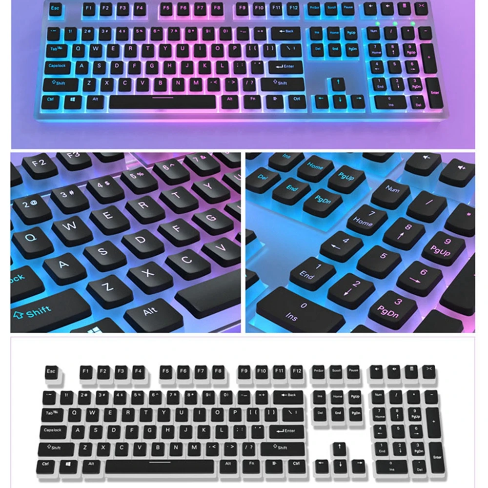 Color: Khaki - 129Keys Keyboard Keycap OEM Profile PBT Material Key Cap for Mx Hot Swap Mechanical Keyboard Switch Transparent Pudding Keycaps