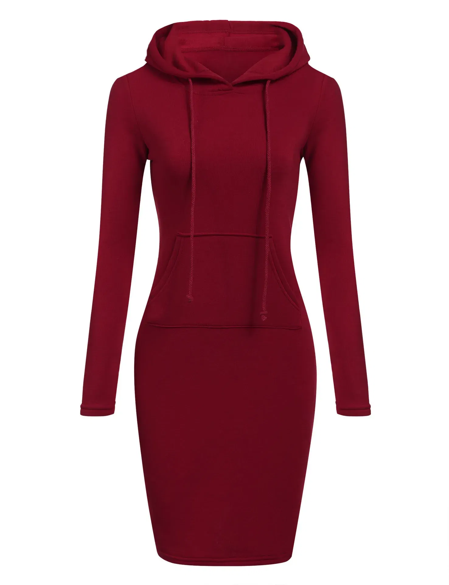 Color: Gold, Size: M - Ladies Dress Autumn Women Hooded Dresses Hoodies Women Sweatshirts Women Hoodies Dress Tops Ladies Clothing