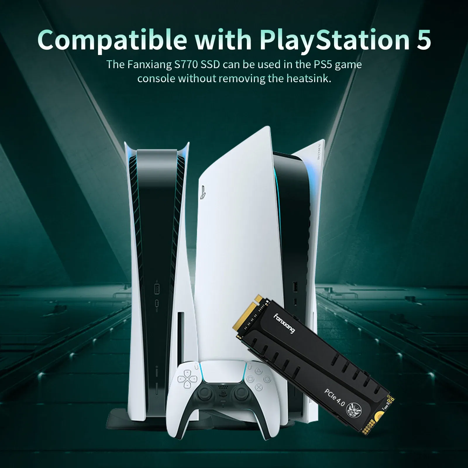 Color: Gold, Ships From: CHINA - 2025 Fanxiang S660/S770/S880 SSD NVMe M2 PCIe4.0x4 1TB 2TB 4TB Internal Solid State Drive For PlayStation5/PS5 Desktop SSD Hard
