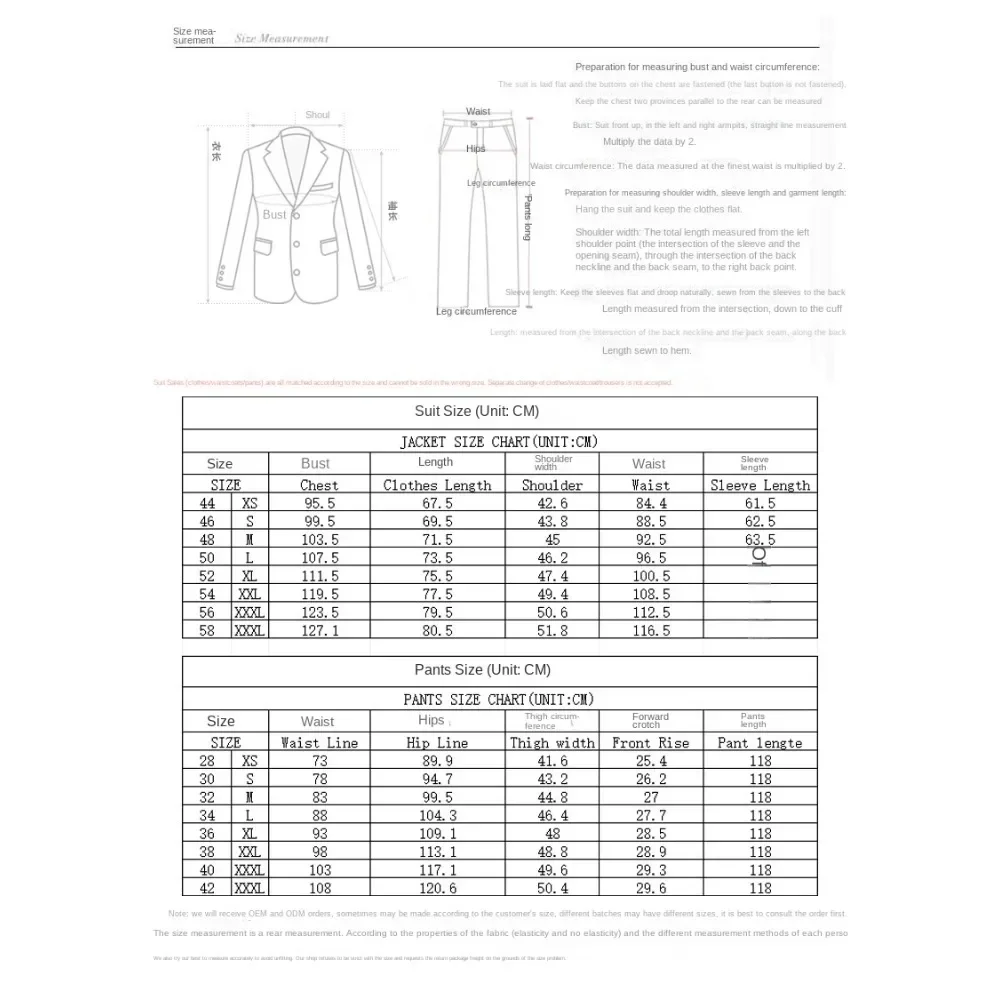 Plus-size Men's Jacquard Suit Wedding Dress Groom Suit Host Performance Costume Wedding Suits for Men