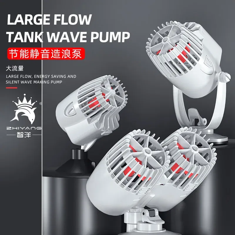 Color: Yellow, Power: 1W - Wavemaker Wave Maker Water Pump for Aquarium Fish Tank Submersible Aerobic Pump Water Circulation Pump Flow Surf Pump 220-240V