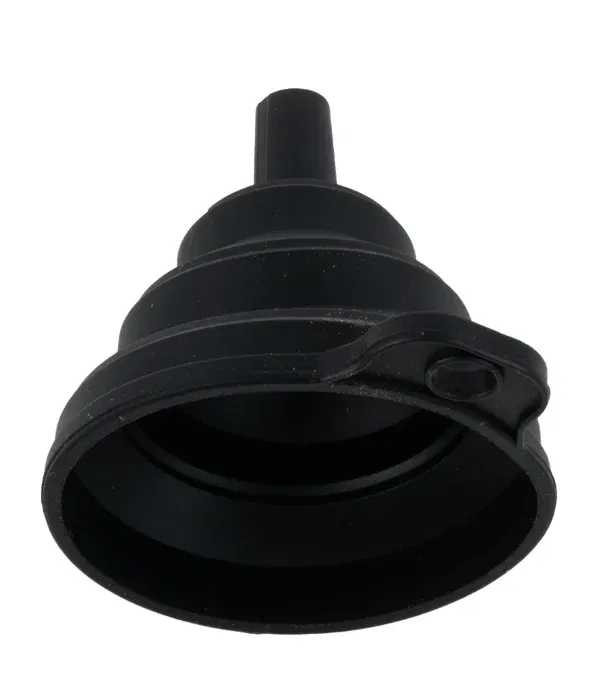 Color: black - Collapsible Silicone Car Engine Funnel for Mitsubishi Endeavor Montero Outlander 2 3 XL Pajero 2 4