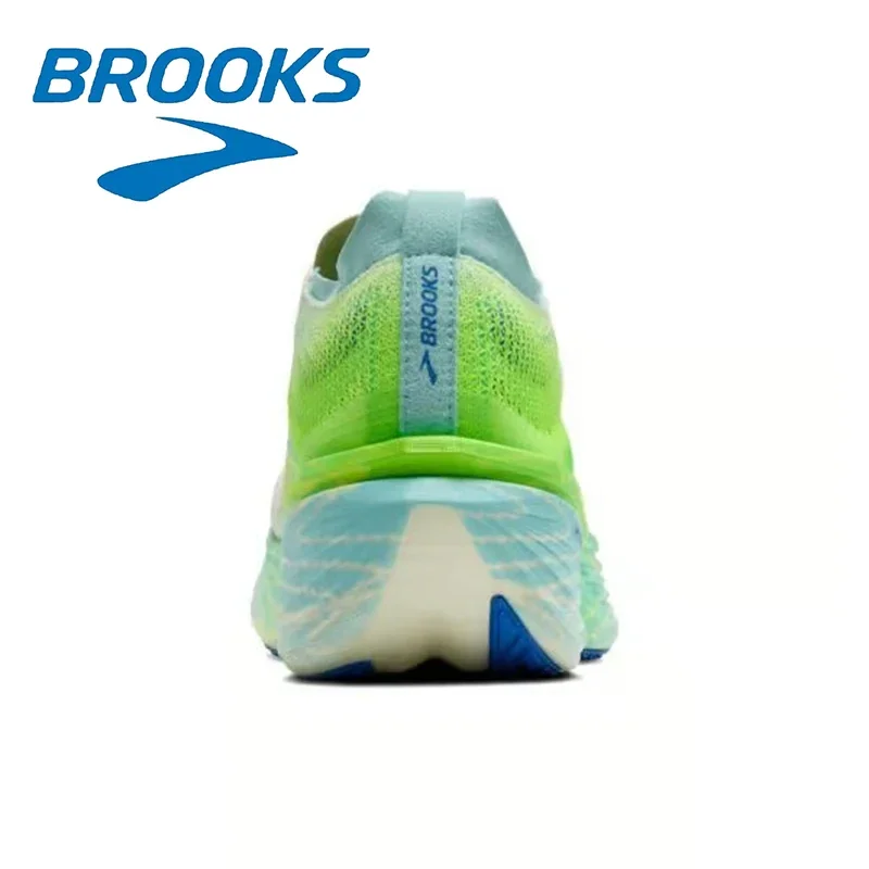 Color: MULTI, Shoe Size: 42 - Brooks Hyperion Elite 4 Series Gray Green Men's Casual Running Shoes Daily Cushioning Breathable Walking Sports Shoes