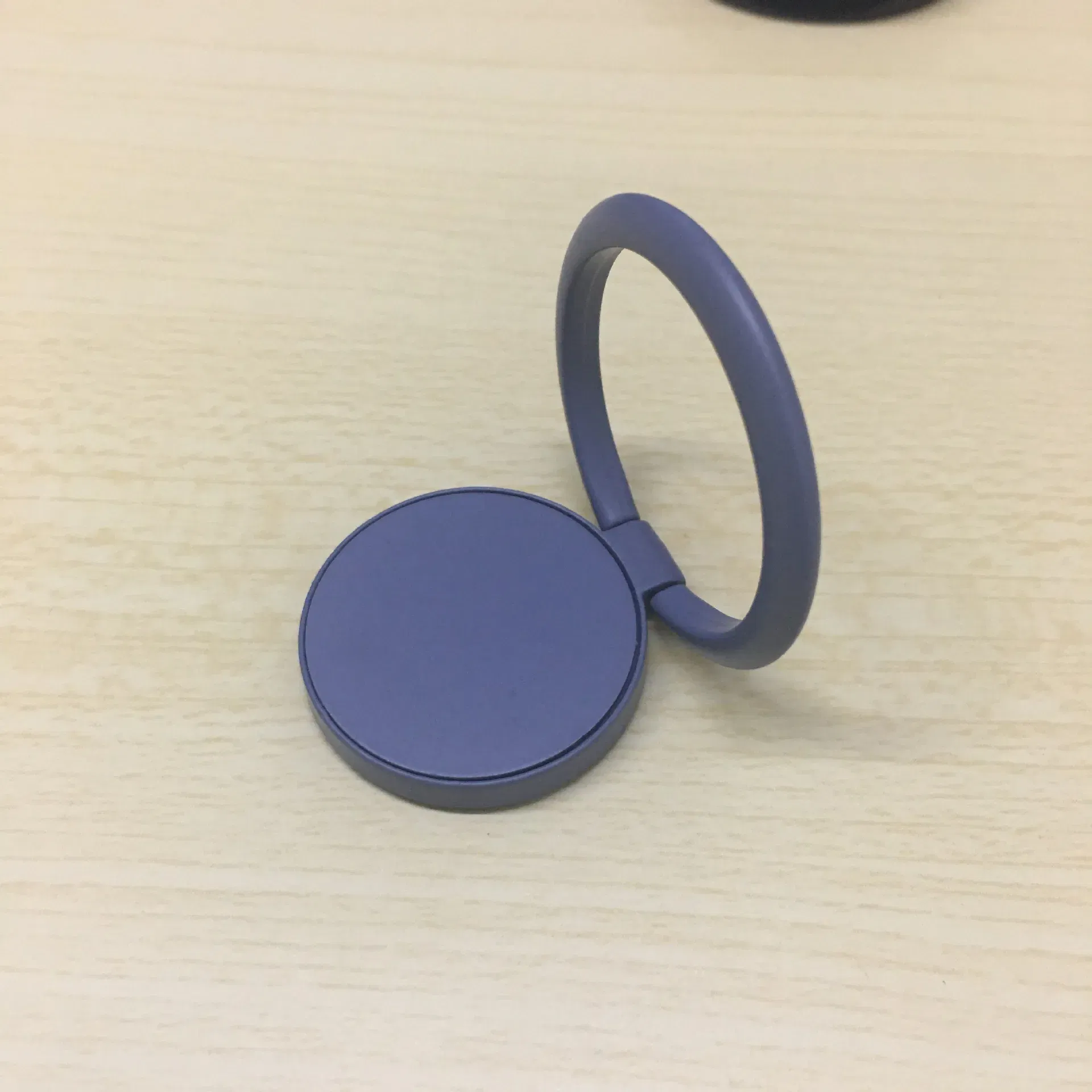 Color: Pink - Ring Buckle Phone Holder Stand All Metal Paint Mobile Phone Buckle  Finger Ring Phone Holder for Phone Iphone Accessories