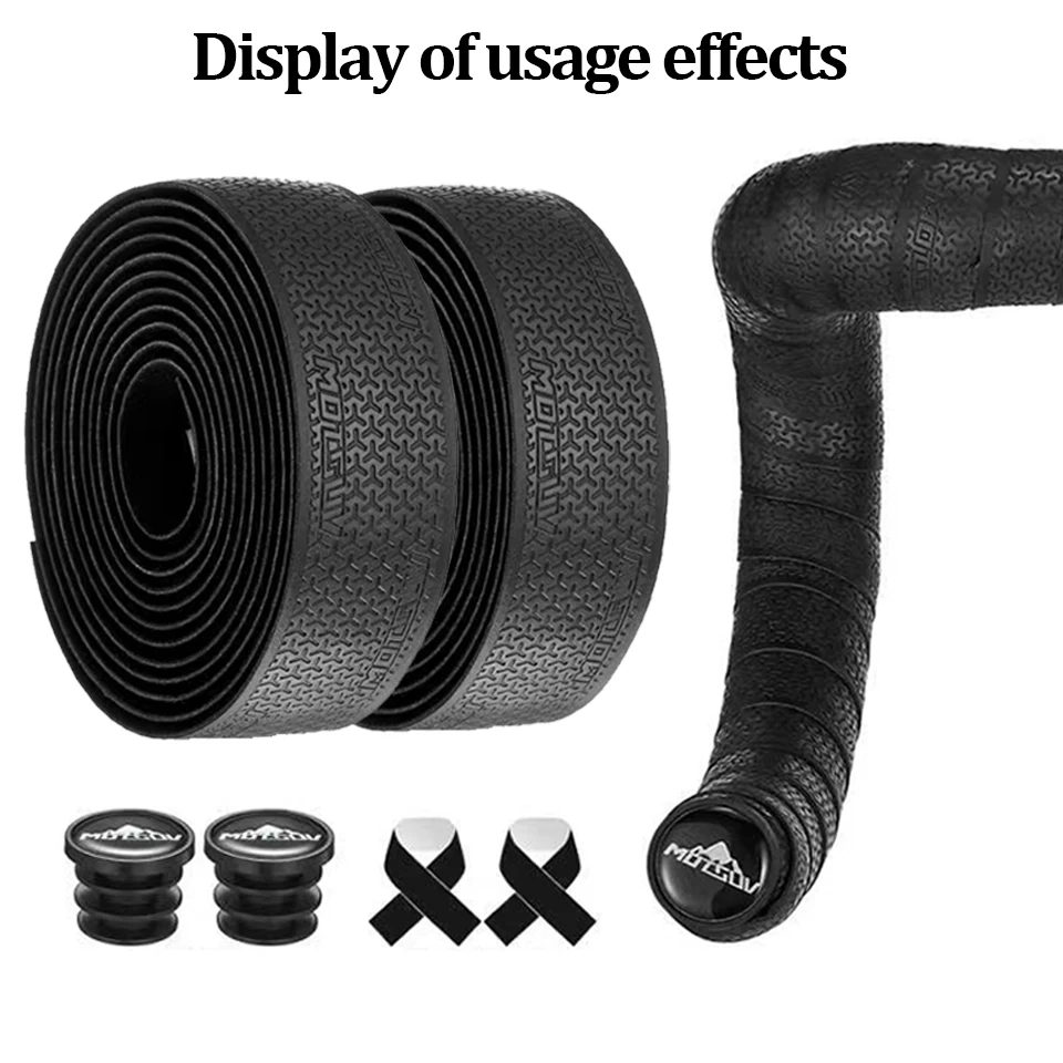 Color: Pink - 1Pair  Road Bike Handlebar Tape Anti Slip Silica Gel Handlebar Tape Shock Absorption Cycling Bar Tape Bicycle Accessories