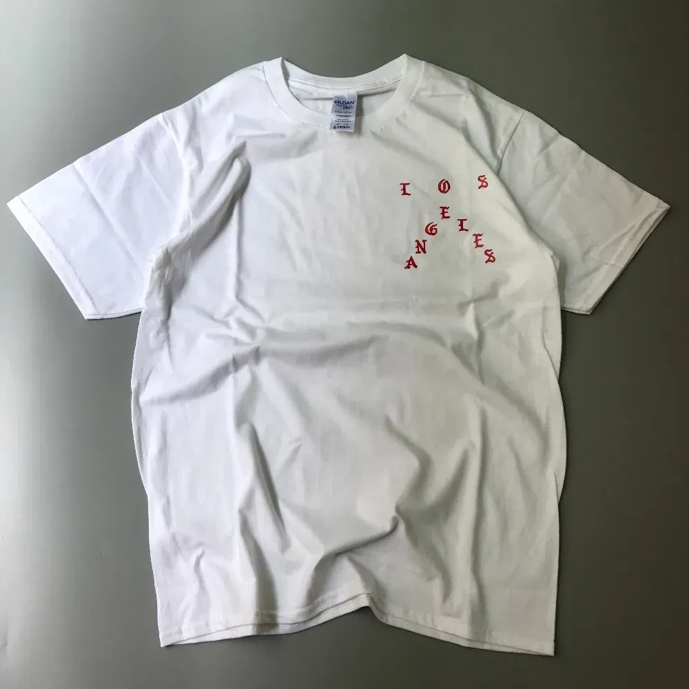 Color: WHITE, Size: L - 2023 New Hip Hop T-shirt Kanye West I feel Like Paul 100% Cotton tshirts NO MORE PARTIES IN LA T SHIRTS Men Women Tee Tops