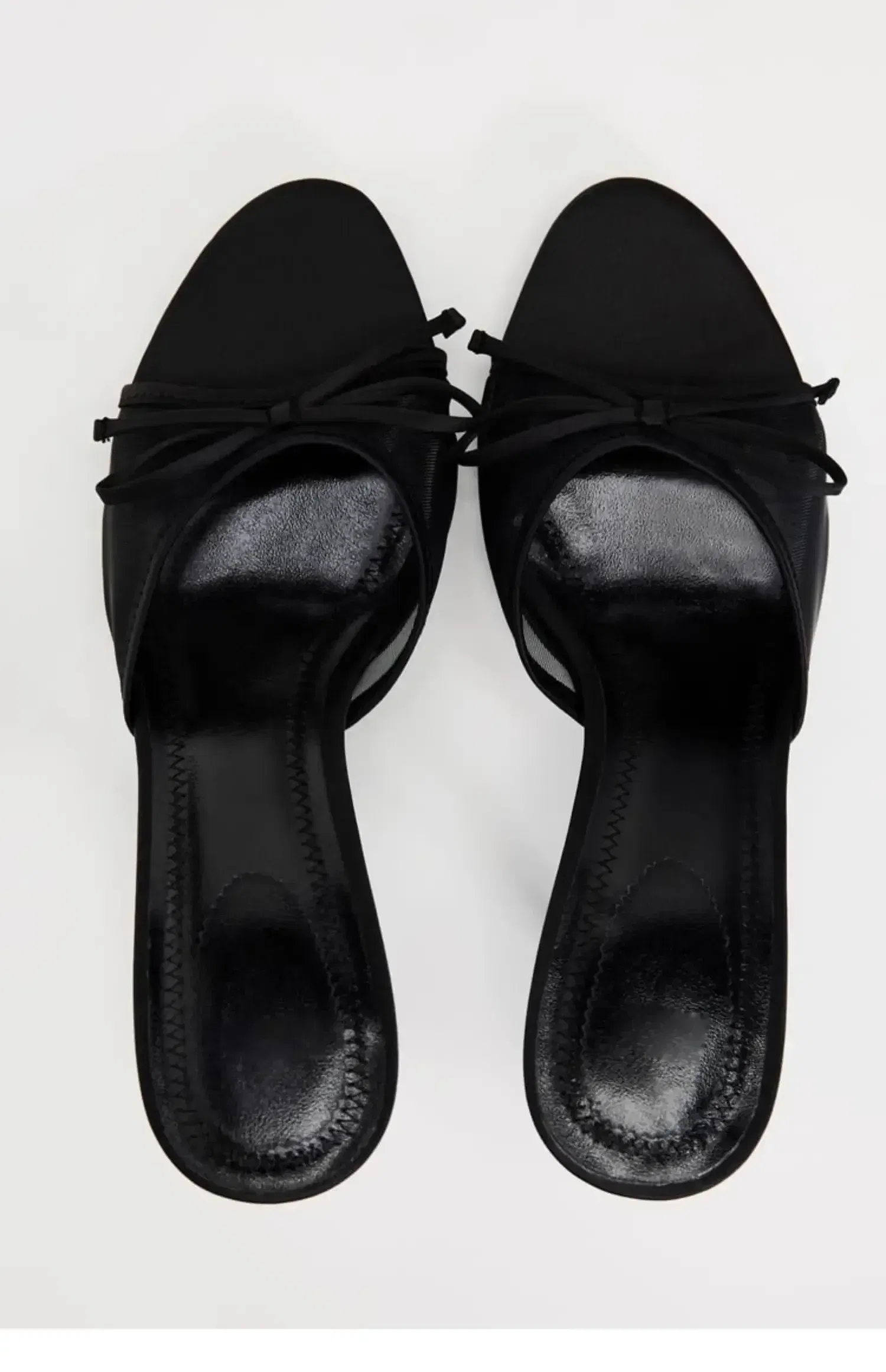 Color: black, Shoe Size: 36 - Slippers for women wearing exquisite summer haute couture with fine straps, French style black cat heel clip toe beach sandals
