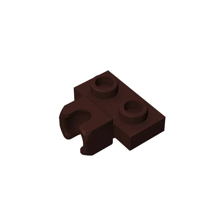 Color: SKY BLUE - MOC PARTS GDS-850  Plate, Modified 1 x 2 with Small Tow Ball Socket on Side compatible with lego 14704 pieces of children's toys