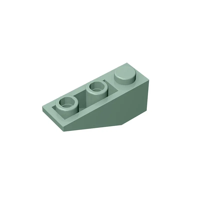 Color: Burgundy - Gobricks GDS-596 Slope, Inverted 33 3 x 1 compatiblewith lego 4287 pieces of children's toys Assembles Building Blocks Technical