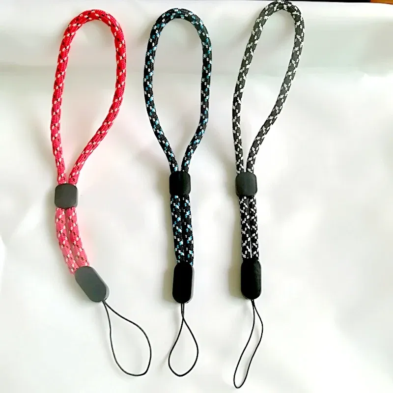 Color: Red / Pink - Phone Strap Anti-lost Adjustable Wrist Straps Hand Lanyard For Phone iPhone Samsung Camera USB Flash Drives Keys PSP Accessories