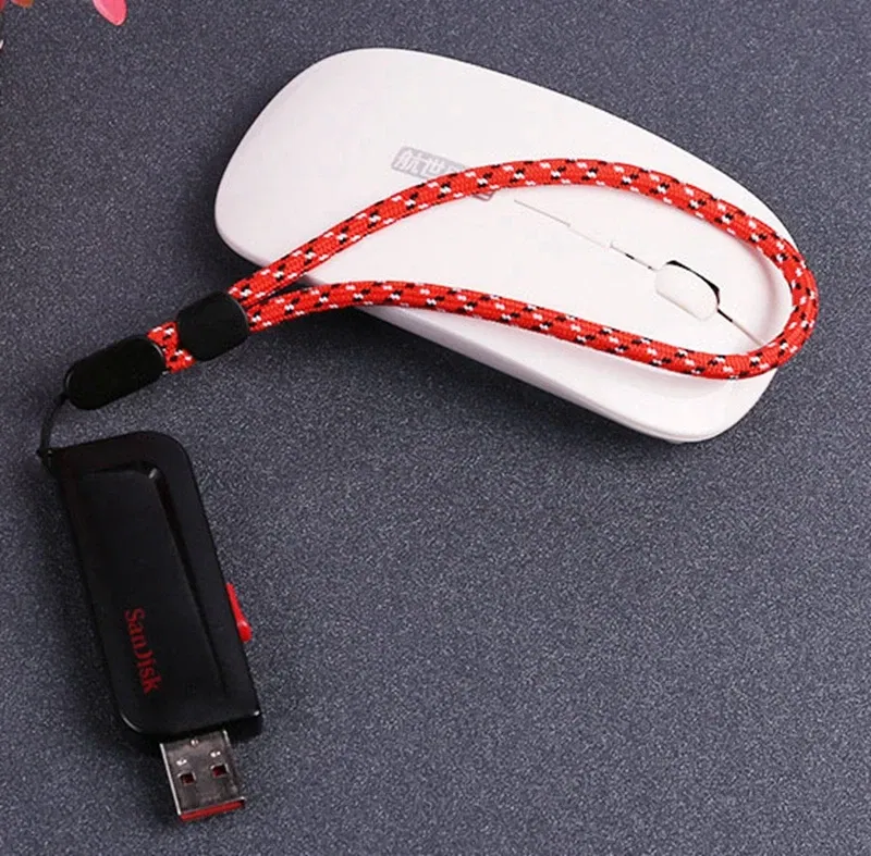 Color: Red / Pink - Phone Strap Anti-lost Adjustable Wrist Straps Hand Lanyard For Phone iPhone Samsung Camera USB Flash Drives Keys PSP Accessories