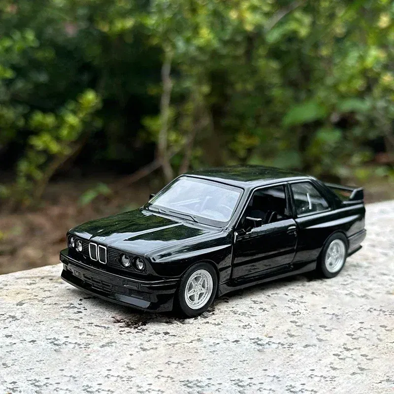 Color: Silver - 1:36 BMW M3 E30 1987 Porsche 911 Turbo Audi Quattro Metal Toy Alloy Car Diecasts & Toy Vehicles Car Model Model Car For Children