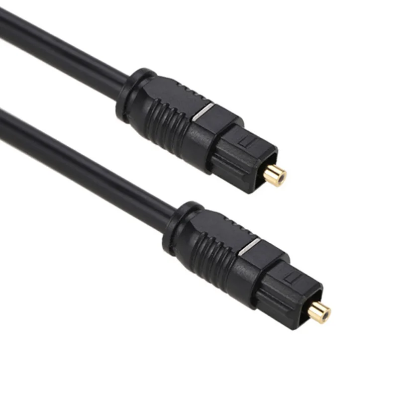 Length: 15m - Digital Fiber Optical Optic Audio Cable SPDIF MD DVD TosLink Gold Plated Lead Cord Connect to DVD CD 1/2/3/5/8/10/15/20/30m