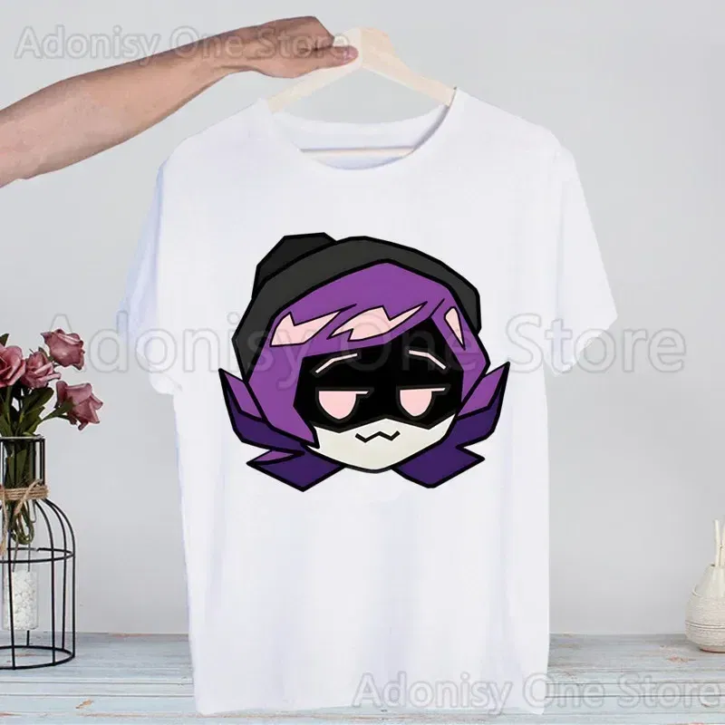 Color: Ivory, Size: L - Murder Drones Fashion Man Tshirt Summer Fashion T-shirt Casual White Funny Cartoon Print T-shirt Hip Pop Tops tee