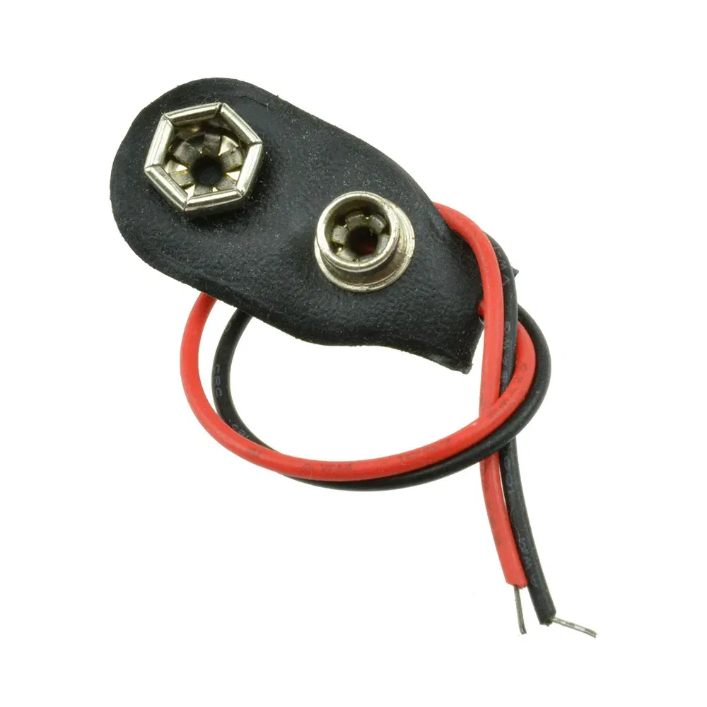 Package Quantity: 30-49Pcs - 10PCS 9V Battery Snap Connector Clip Lead Wires Holder 10cm Black Red Cable