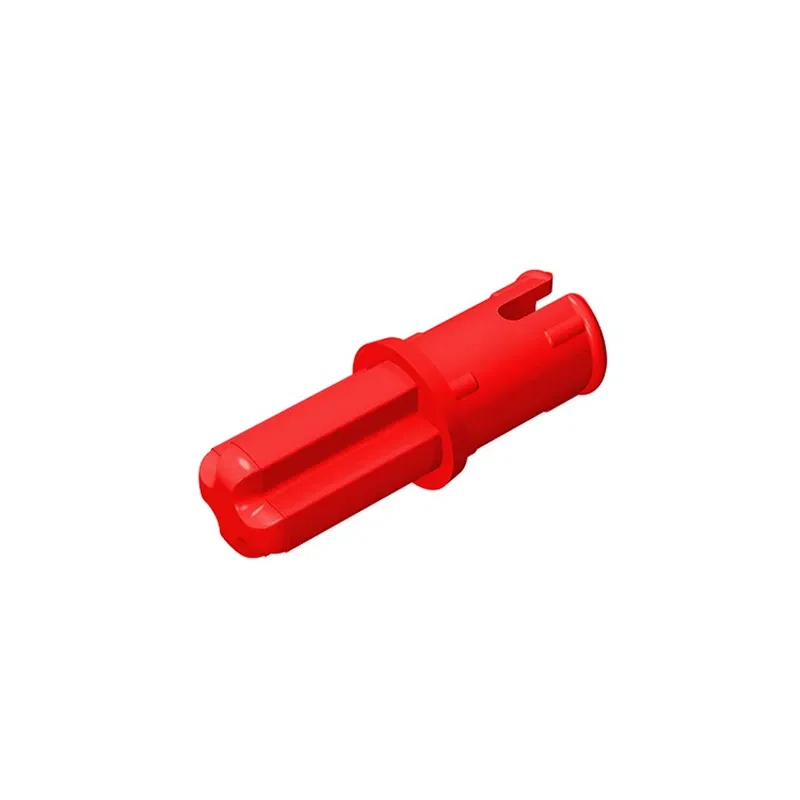 Color: wood - Gobricks 10PCS Bricks Technical Axle 1 with Pin with Friction Ridges Lengthwise Compatible With 43093 Pieces of Toys Parts