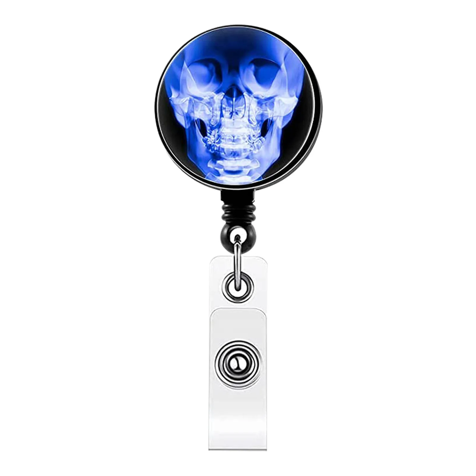 Color: light green - X-Ray Badge Reel Retractable Radiology Badge Reel Holder Ct Rays Nurse Doctor Student Card Reel Clip Office Supply Recoil Badge