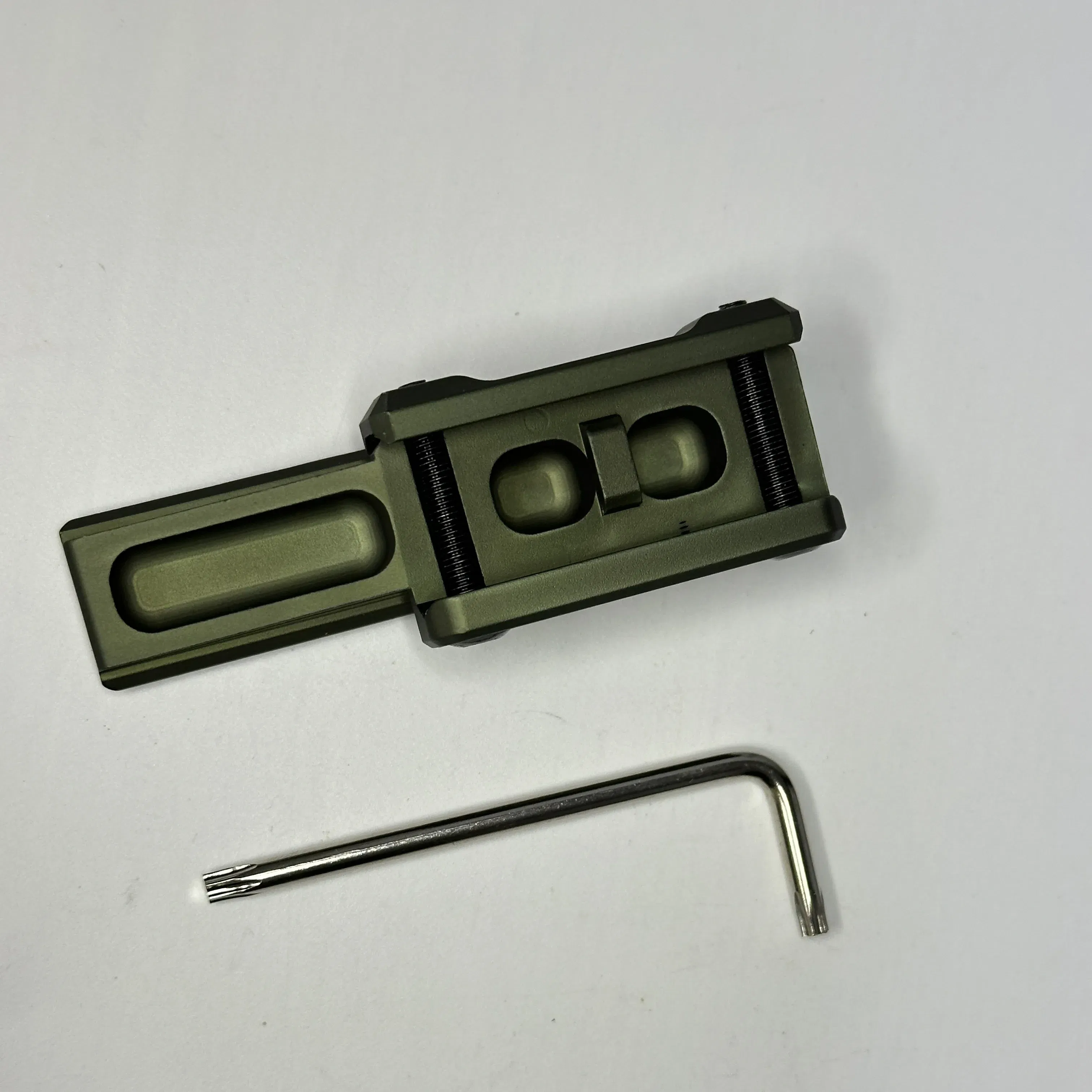 Color: Blue - Airsoft PTS CNC UN Machined 6000 Series Aluminium UNT1 T2 Tactical Fast Micro Riser 556/558/EXPS3-0