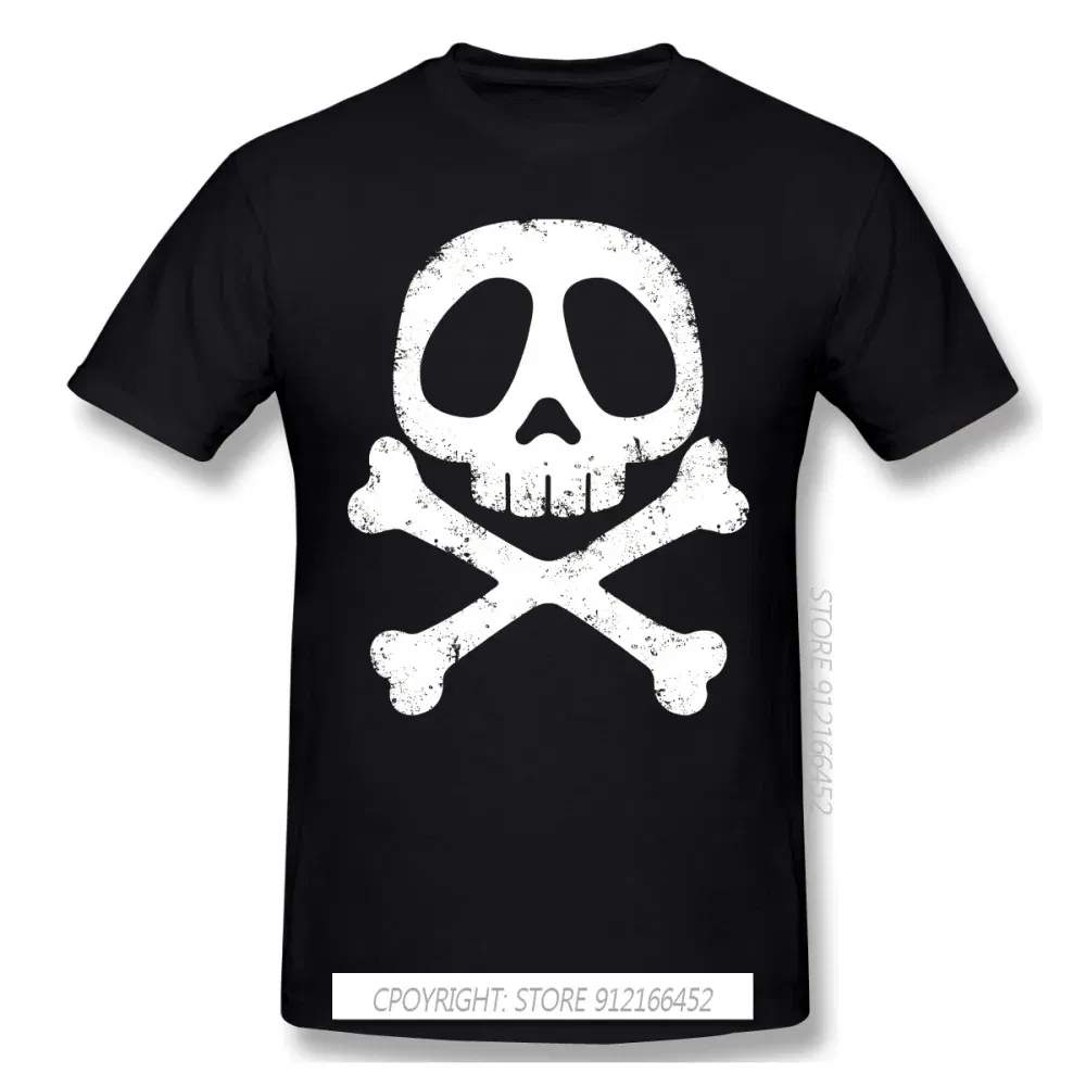 Color: WHITE, Size: L - Cool Black TShirt Space Pirate Captain Harlock Arcadia Kei Yuki Anime Homme T-Shirts Tee Pure Cotton Oversize Short Sleeve