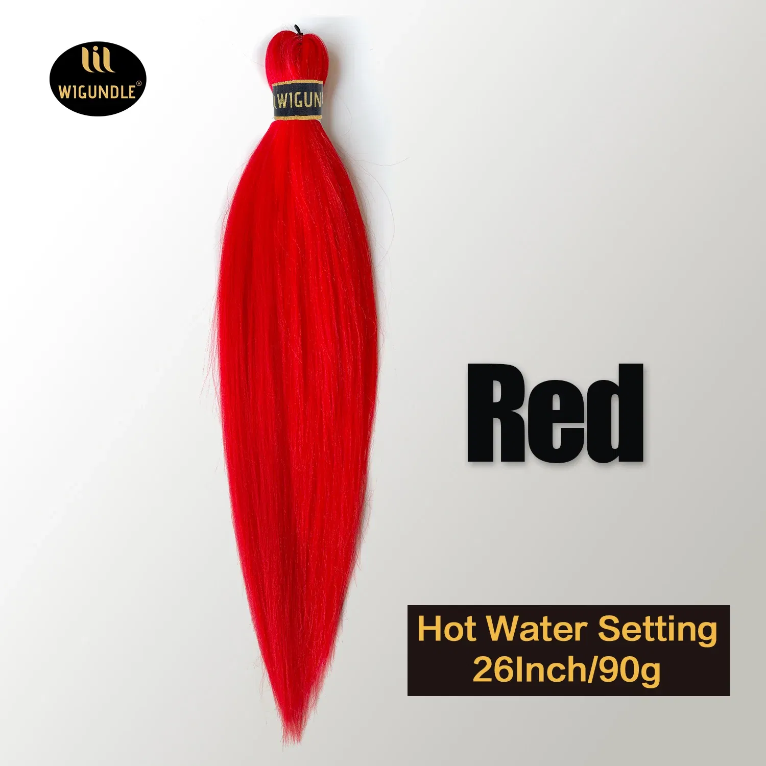 Color: T4/27/30, Stretched Length: 26inches, Bulk Buy: 1Pcs/Lot - Kanekalon 26inch Hot Water Set Pre Stretched Jumbo Braiding Hair Box Twist Braids Synthetic Hair Extensions For Women Soft Yaki
