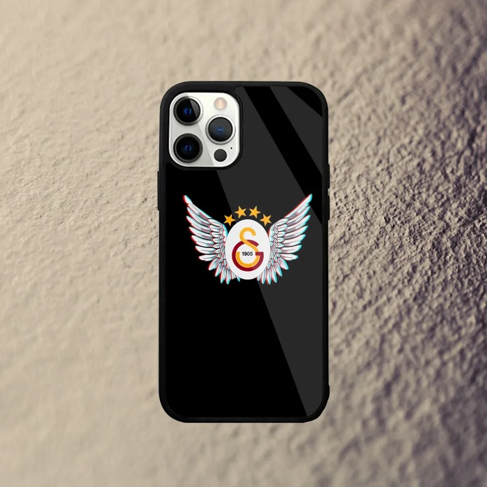 Color: Gold, Material: Microfiber - G-Galatasaray 1905s Phone Case For iPhone 16,15,14,13,12,11,Plus,Pro,Max Mini Magsafe Magnetic Wireless Charging