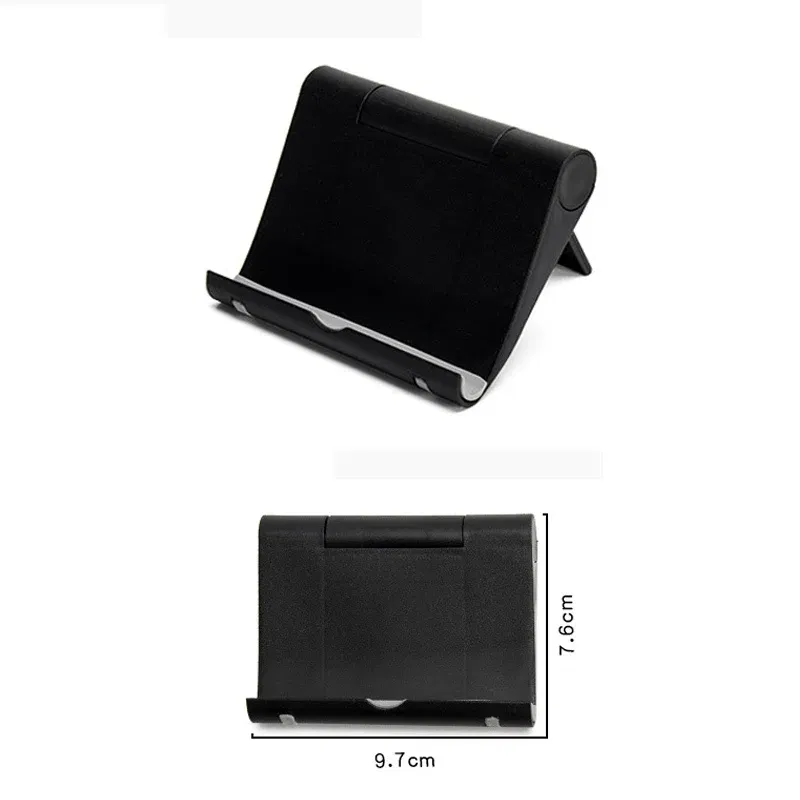 Color: Black - Mobile Phone Holder Flexible Adjustable Cell Phone Clip Holder Home Bed Desktop Mount Bracket Smartphone Stand for IPhone Xiaomi