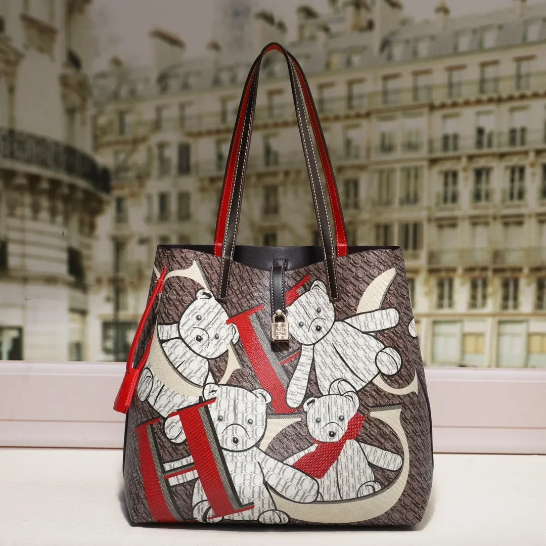 Color: Silver - 2025 New Classic Elegant Ladies Leather Messenger Bag Shoulder Bag, Crossbody Bag Hand Bags From Famous Designer